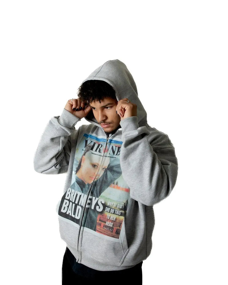 Glitchcore Fashion – Harajuku New Grunge Oversized Sweatshirt Trend Printing Hood – Streetwear Fashion for Men & Women