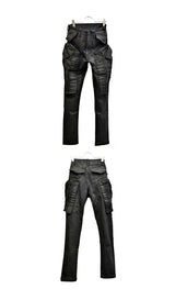 2022 multi pockets cargo pants hip hop tactical function pants casual joggers trousers streetwear unique joggers style 4530