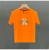 Cyberpunk Melting smiley – High Texture 2023 New Mens Fashion Letter Printed Bear Rhine