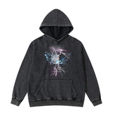glitchcore graphic tee featuring rainbowtouches new hoodies mens high street retro knight printing pattern hip hop harajuku women coat unisex superior quality