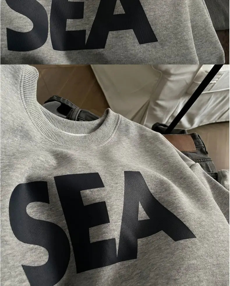 Trendy Korean Y2K Sweatshirts Men Women Hip Hop Autumn and Winter Plus Velvet Ins Trendy American Retro Style Jackets and Tops