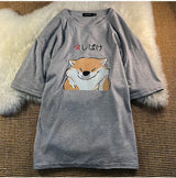 Gothic Graphic tee – Japanese New Summer Pure Cotton Cartoon Printed Short Sleeve