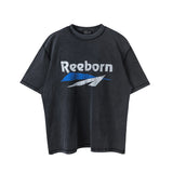 Rap drip tee with chrome chain print and flexwear theme
