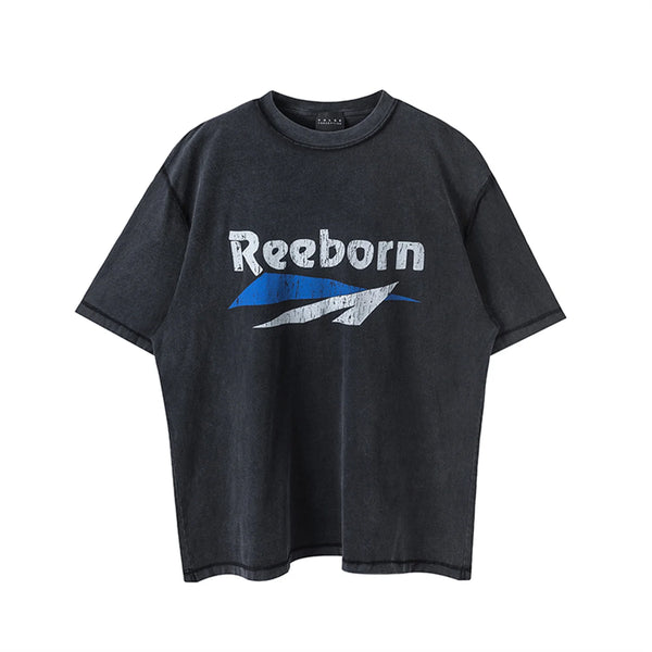 Rap drip tee with chrome chain print and flexwear theme