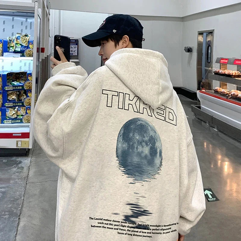 Old-school hip-hop hoodie with graffiti-style lettering