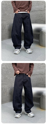 men denim streetwear fashion brand hip hop loose casual wide leg cargo harem jeans pant cityboy y2k baggy jeans trousers combat utility trousers