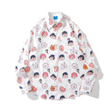 "Funny Face" Unisex Men Women Streetwear Graphic Shirt Daulet Apparel