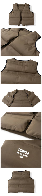 Frog drift New Fashion Street Kanye West DONDA Double sided wearable short cotton jacket Sleeveless Cotton padded Down vest men