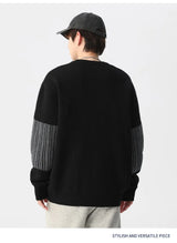 minimalist knit hoodie, photo-ready knit, unisex oversized techwear hoodie for men street style