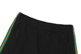 blackish green pants men woman 1 1 best quality side edge weaving embroidery logo drawstring loose casual new trousers unique default style 4969