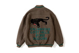 autumn and winter kanye high street yzy heavy industry animal embroidery woolen cloth clip cotton mens womens large jacket na - variant style 1fc602 for streetwear fashion