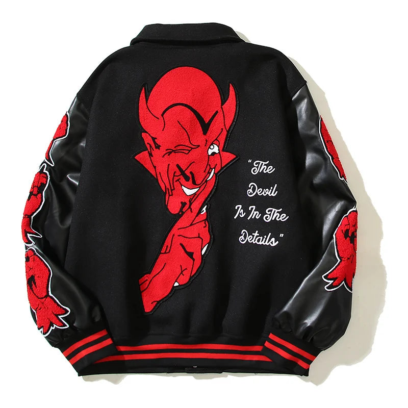 Streetwear puffer oversized vintage graffiti bomber