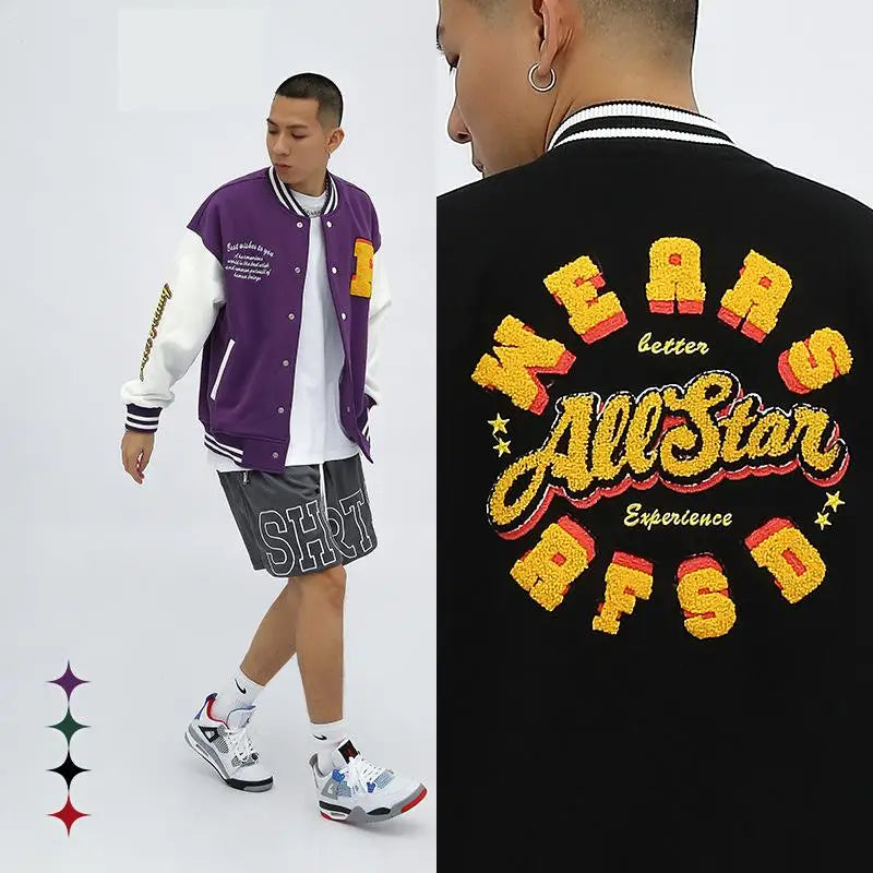 zip-up streetwear coat, 2025 outerwear trend, men's streetwear fashion, oversized urban jacket, high quality cold-weather coa
