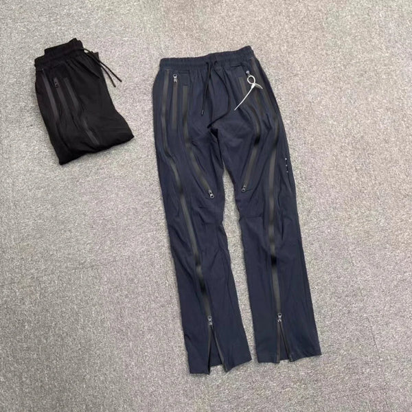 high new luxury men 2023 mycar nylon multi zipper comfortable parkour casual cargo pants outdoor waterproof overalls 24 multi-pocket cargos