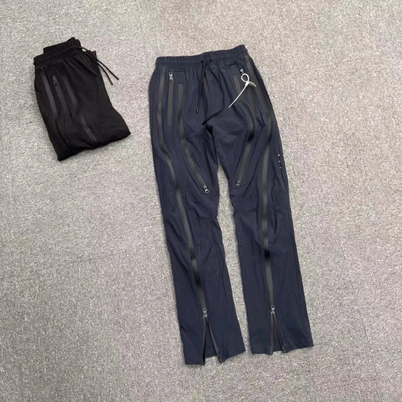 high new luxury men 2023 mycar nylon multi zipper comfortable parkour casual cargo pants outdoor waterproof overalls 24 multi-pocket cargos