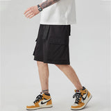 summer new american retro cargo shorts for men casual multi pocket baggy y2k shorts streetwear hip hop embroidery short cargo unique cargo style 299
