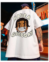 Vaporwave Crying angel – American Street Hip Hop Fashion Print Summer Men And Women L