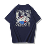 Skatercore Melting smiley – Summer Short Sleeved Mens New Retro Youth Motorcycle Letter