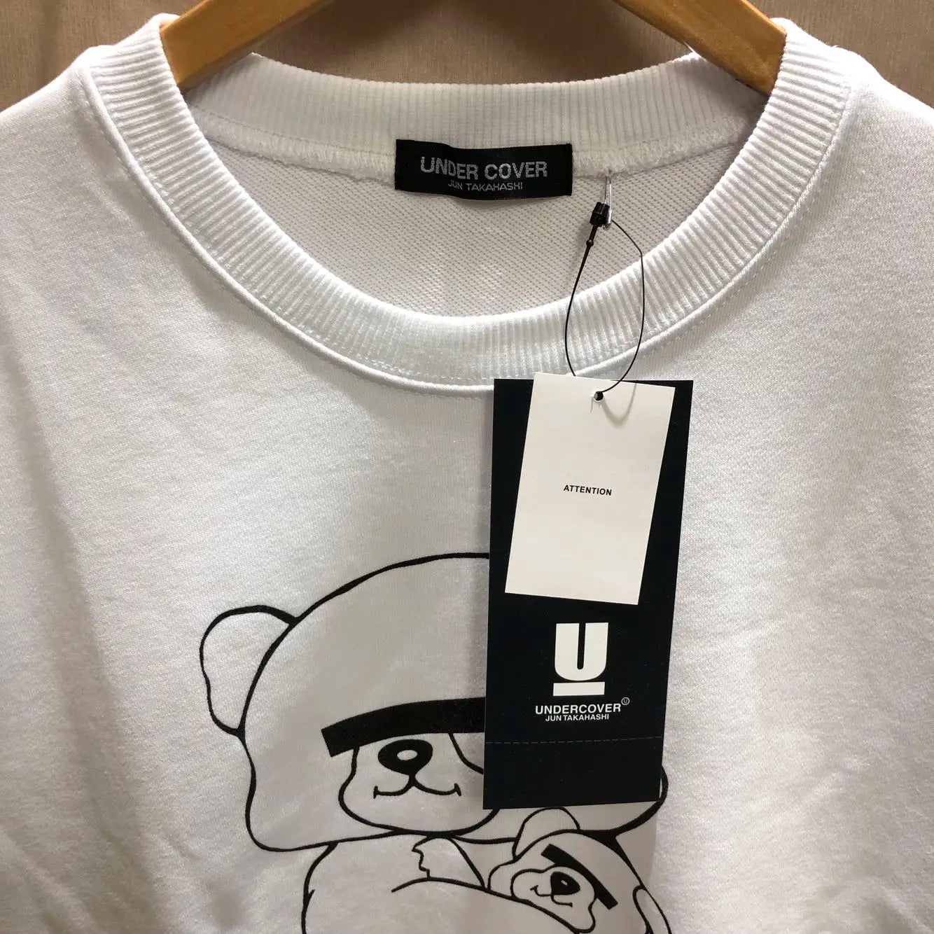 sadcore crying character featuring new luxury 2023 undercover eva bears pullover hoodies hoody hooded sweatshirts velvet cotton thick fleece us size 104