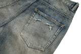 vintage men jeans blue baggy denim pants dirty washed retro loose straight jeans trousers unique jeans style 6000