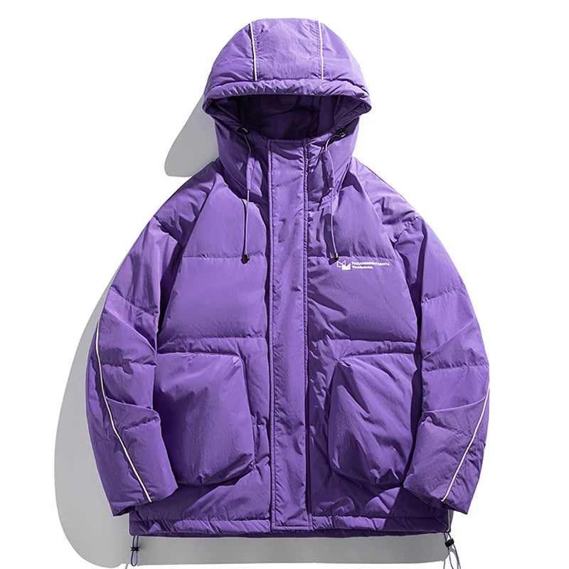Men's Down Jackets 2023 Winter Outdoor 90% White Duck Down Jacket Warm Coat For Men Thick Outwear Hip Hop Streetwear