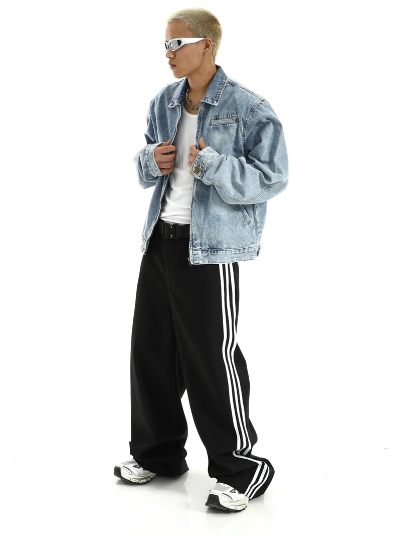 wide shoulder harajuku denim jacket coat mens fashion hip hop distressed washed jeans outerwear casual streetwear jackets nan - variant style 81d3ba for streetwear fashion
