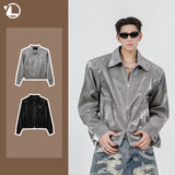 grunge street bomber, modern fit for men, oversized fit