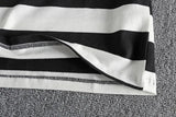 Trapwear Graphic tee – Summer Striped Polo T Shirt Mens New Retro Trend Washed Elas