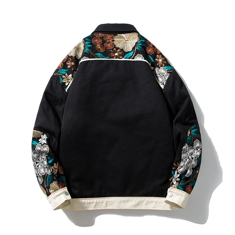 style material everyday - quality graphic print fashion wear premium casual image design essential unisex hip style c90a6c streetwear urban high men-flowers-print-cotton-twill-winter-casual-jacket-slim-fit-design-streetwear-women-denim-jackets-retro-style-cowboy-outerwear hop fit oversized streetwear design ID 0cbf5
