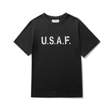Y2k Oversized shirt – Amekaji Vintage Printed T Shirt Men 2023 Spring Summer New M