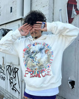 Harajuku Y2K War Print Pattern Popular Hoodies Women Hoodie Coats Stre