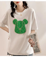 Gothic Aesthetic print tee – New Luxury Sweet Girl Giraffe Diamonds Crystals T Shirts Kor