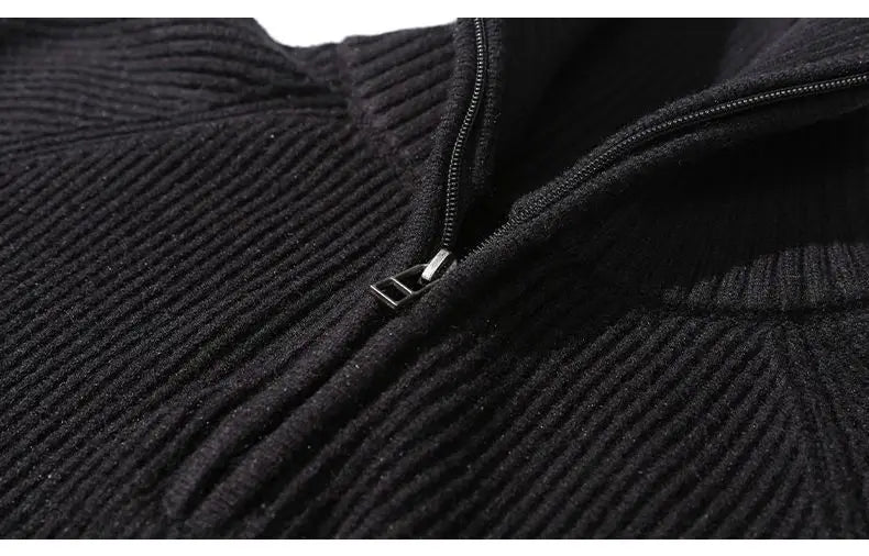 varsity graphic knit, unisex street look, trendy streetwear apparel for men and women