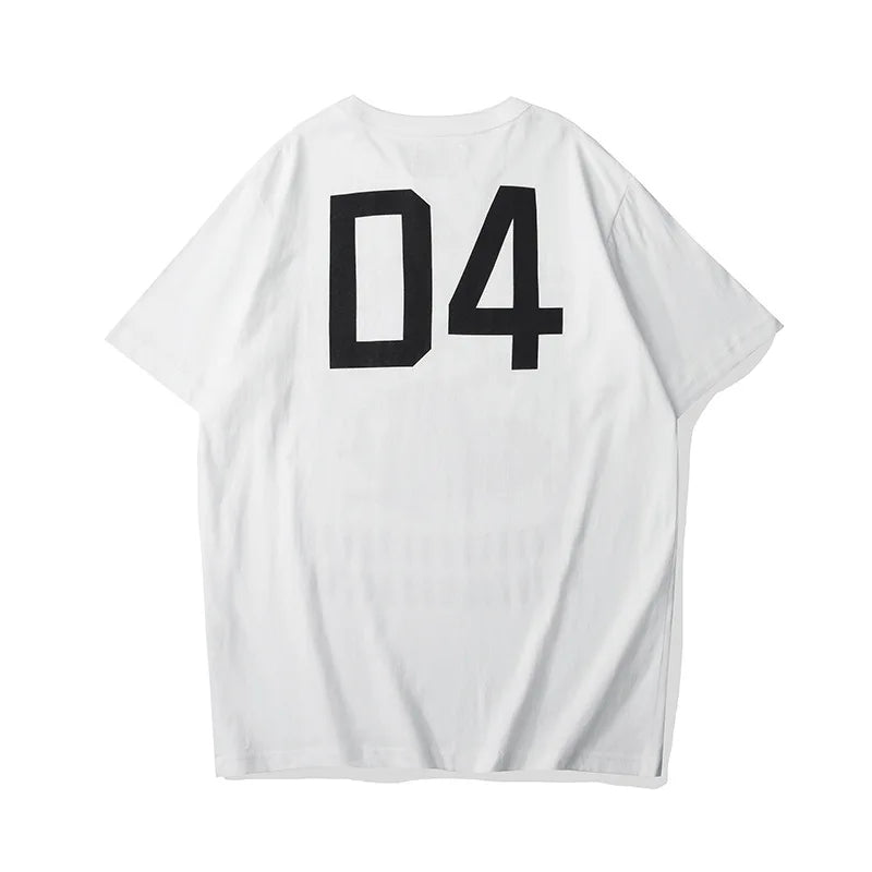 Anime Oversized shirt – Summer Mens T Shirt 200G Retro Cartoon Printed Fighter Milit