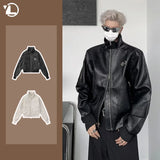 leather varsity jacket, cold weather layer, hip hop
