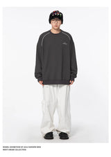 2025 Spring Autumn Sweatshirt Men Women Streetwear Fashion Loose Casua
