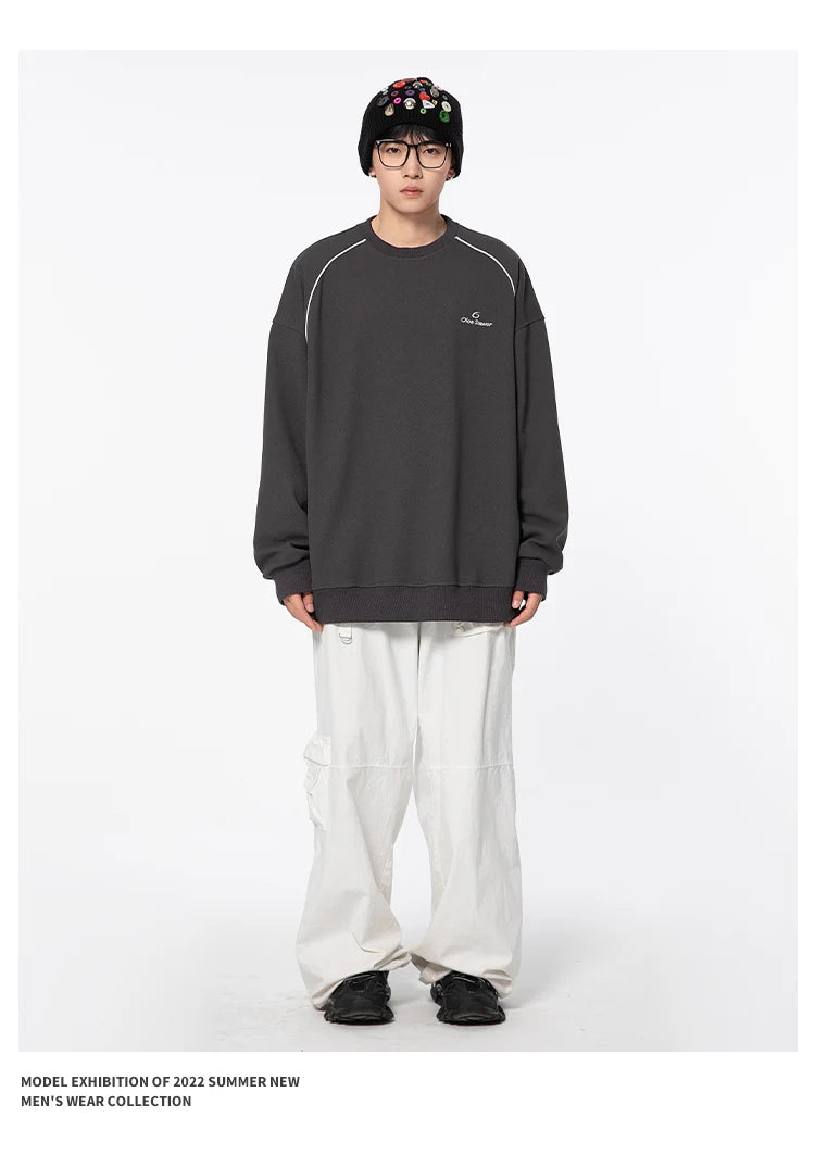 2025 Spring Autumn Sweatshirt Men Women Streetwear Fashion Loose Casua