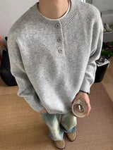 varsity knit sweater with retro streetwear styling for fall and winter outfits, ideal for men’s fashion and seasonal streetwe