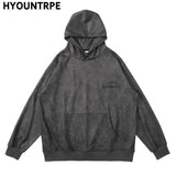 Vaporwave Drop – Fashion Paisy Hoodies Pullover Casual Suede Hooded – Streetwear Fashion for Men & Women