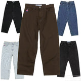y2k gothic polar big boy baggy jeans cartoon embroidery streetwear mens womens fashion denim pants hot sell wide leg trouser unique jeans style 4853