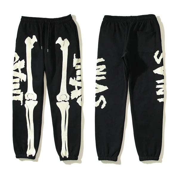 kapital bone elephant print mens american retro sports pants menswear bottoms