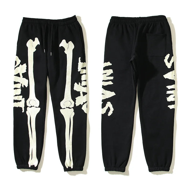 kapital bone elephant print mens american retro sports pants menswear bottoms