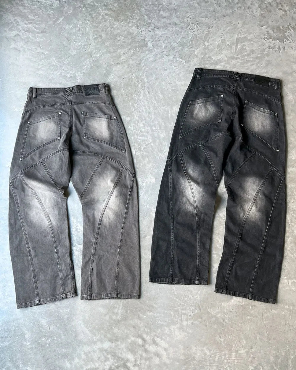 new retro baggy jeans women hip hop goth tie dye ripped denim jeans men y2k streetwear harajuku straight high waisted pants unique jeans style 637