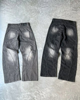 new retro baggy jeans women hip hop goth tie dye ripped denim jeans men y2k streetwear harajuku straight high waisted pants unique jeans style 637