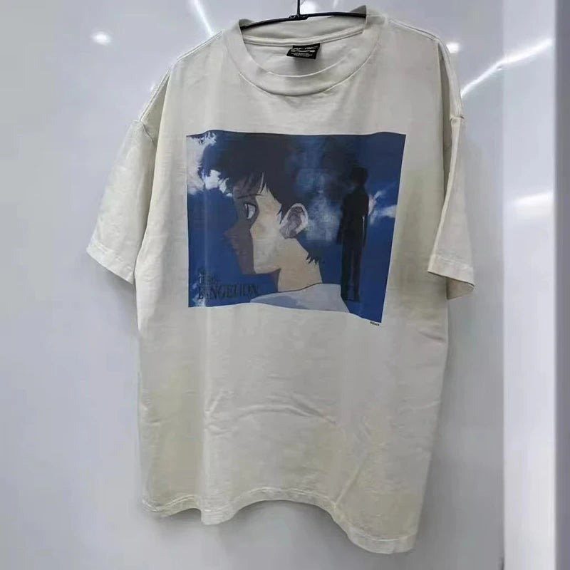 Sadcore T-Shirt – Saint T Shirt Men Woman Summer Good Quality O Neck Loose Let – Urban Streetwear for Men & Women
