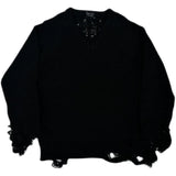 new 2023 men luxury gentleman classic number nine i am sick knit casual sweaters pullover asian plug size high drake 206 high quality cotton pullover, streetwear fashion hoodie, trendy hip hop style outerwear