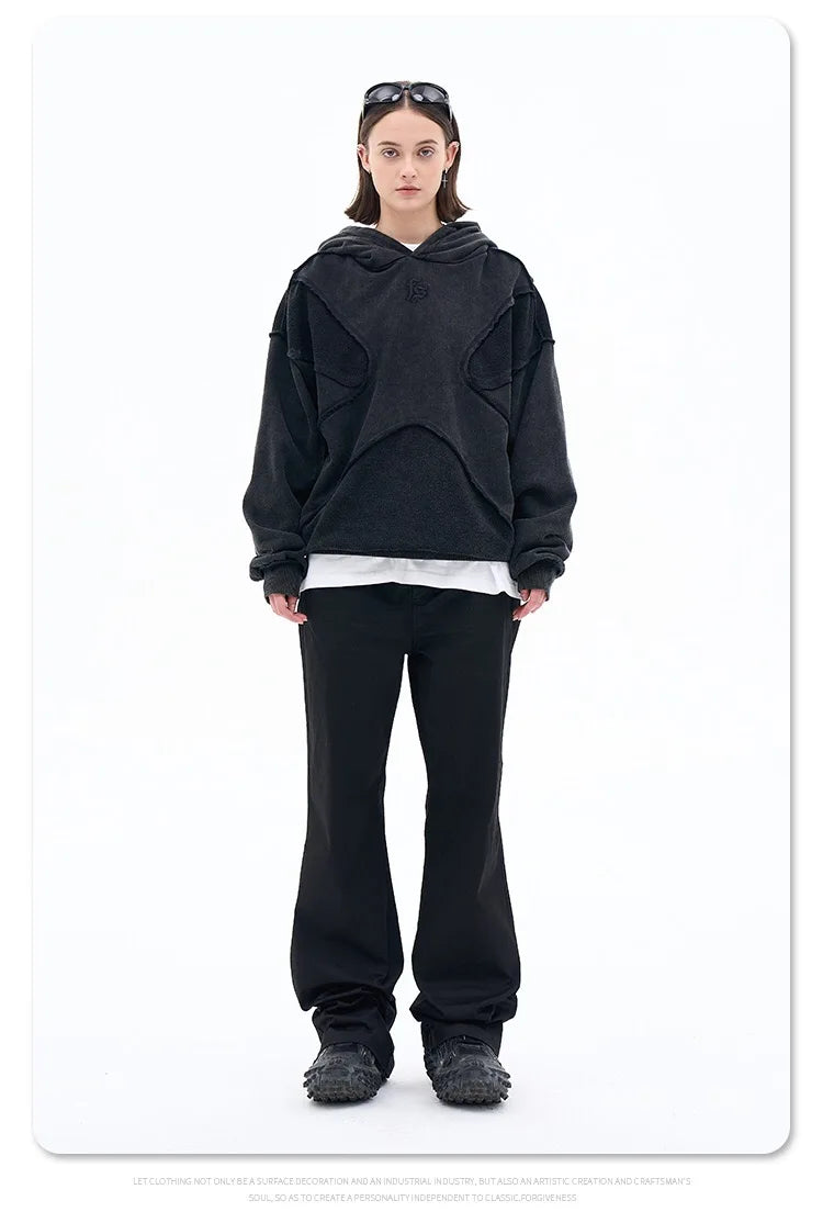Reverse Design Process Solid Color Hoodie | Viral Graphic Hoodie Drop