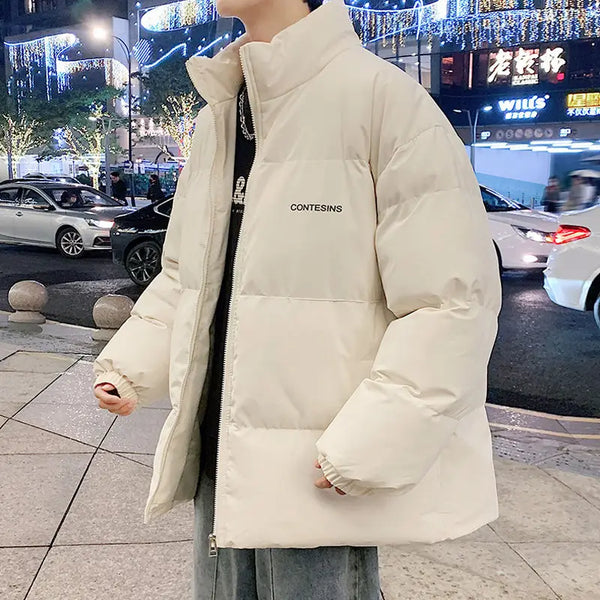 Autumn And Winter Thickened Cotton Coat Students 2024 New Down Cotton