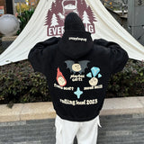 Retro Oversized Sportswear Fashionable Luxury Brand Revived King Print