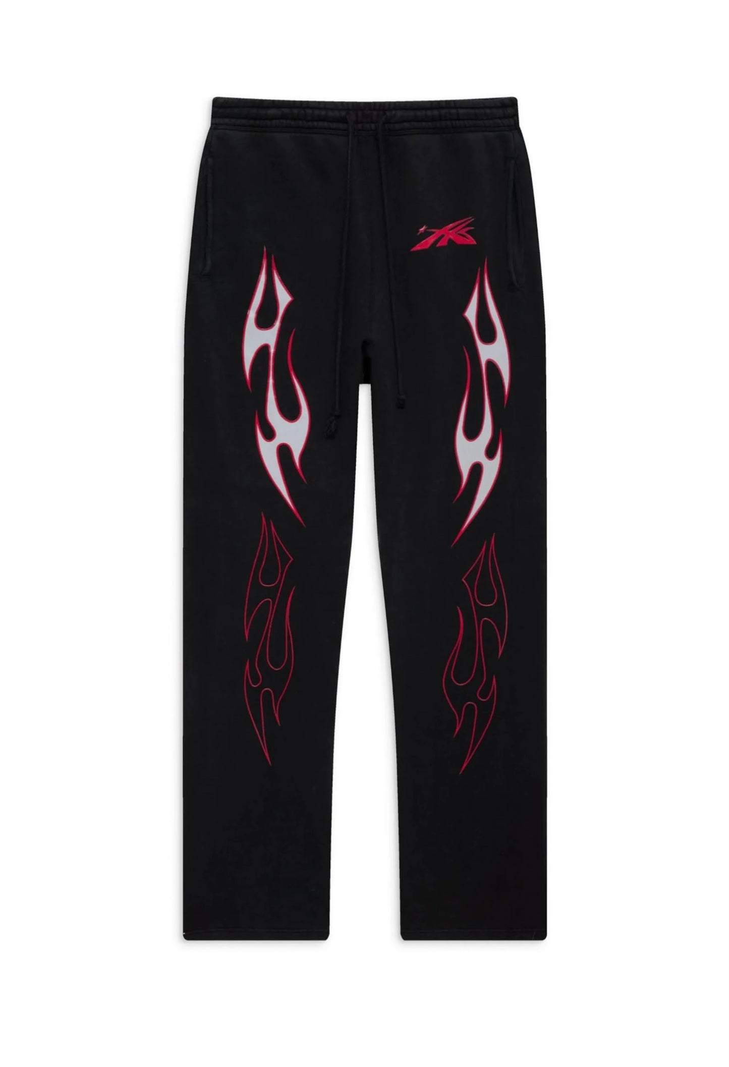 new arrival hs studios airbrushed skull print high street cotton winter pants sport casual pants unique default style 6179